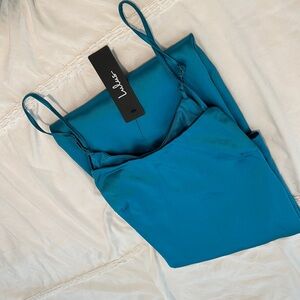 Lulu's Teal Maxi Dress